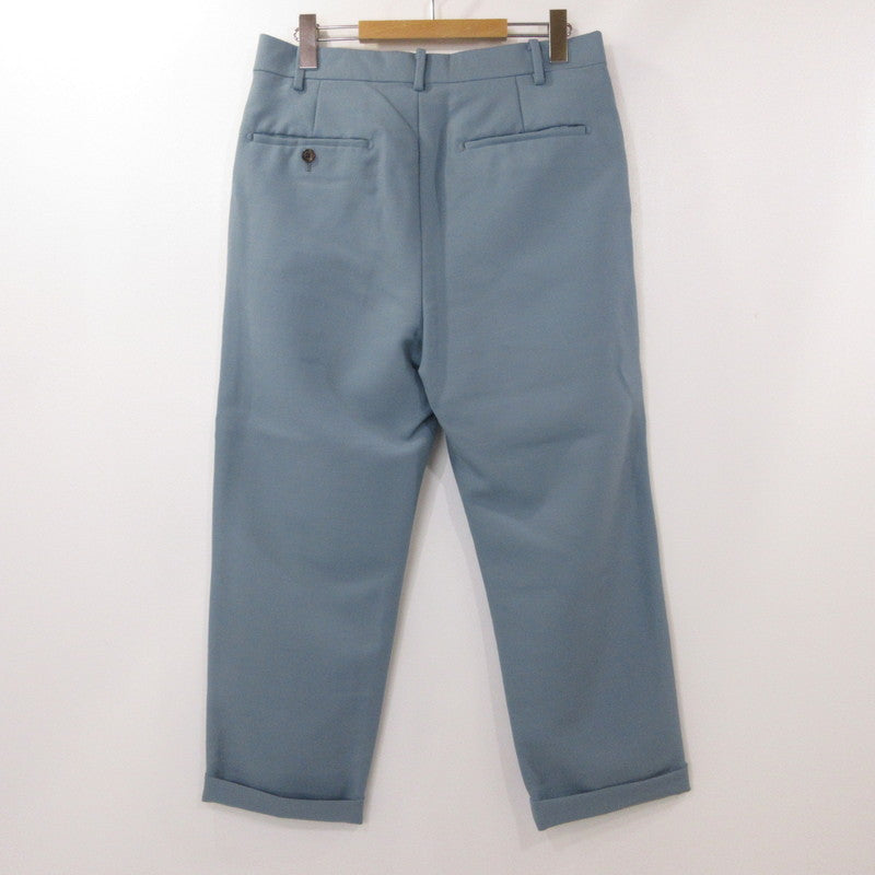 【中古】WACKOMARIA | ワコマリア PLEATED TROUSERS その他ボトムス ライトブルー サイズ:M
