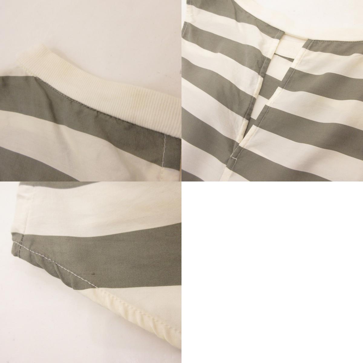 【中古】Brunello Cucinelli | ブルネロクチネリ ボーダーノースリーブ タンクトップ DT5226259 サイズ:S
