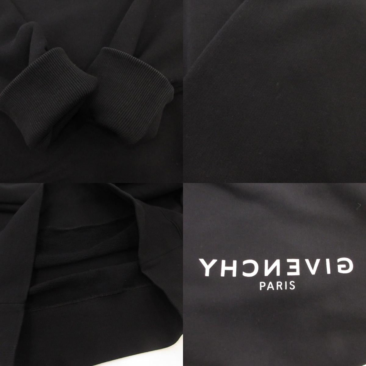 【中古】GIVENCHY | ジバンシィ リバーススリムスウェットシャツ スウェット BMJ0CB3Y6A 国内正規品 ブラック サイズ:L