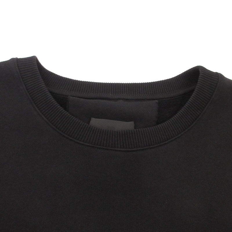 【中古】GIVENCHY | ジバンシィ リバーススリムスウェットシャツ スウェット BMJ0CB3Y6A 国内正規品 ブラック サイズ:L