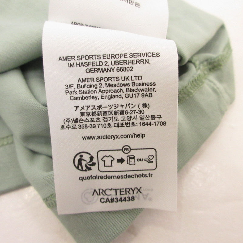 【中古】ARC'TERYX | アークテリクス Arc'Word Logo SS 半袖Tシャツ X000007991 ライトグリーン サイズ:M