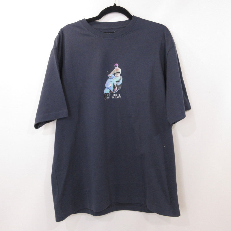 【中古】PALACE SKATEBOARDS | パレススケートボード SCI-FI FANTASY EMAIL T-SHIRT 半袖Tシャツ P28SFTS002 ネイビー サイズ:L