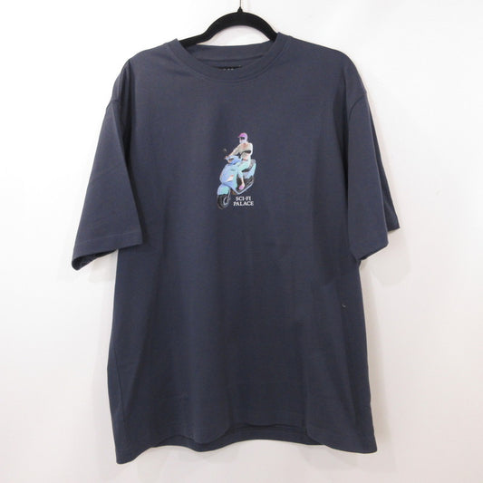 【中古】PALACE SKATEBOARDS | パレススケートボード SCI-FI FANTASY EMAIL T-SHIRT 半袖Tシャツ P28SFTS002 ネイビー サイズ:L