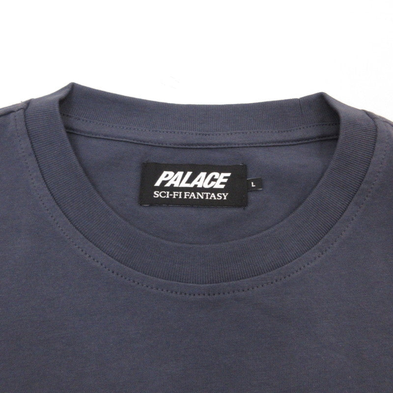 【中古】PALACE SKATEBOARDS | パレススケートボード SCI-FI FANTASY EMAIL T-SHIRT 半袖Tシャツ P28SFTS002 ネイビー サイズ:L