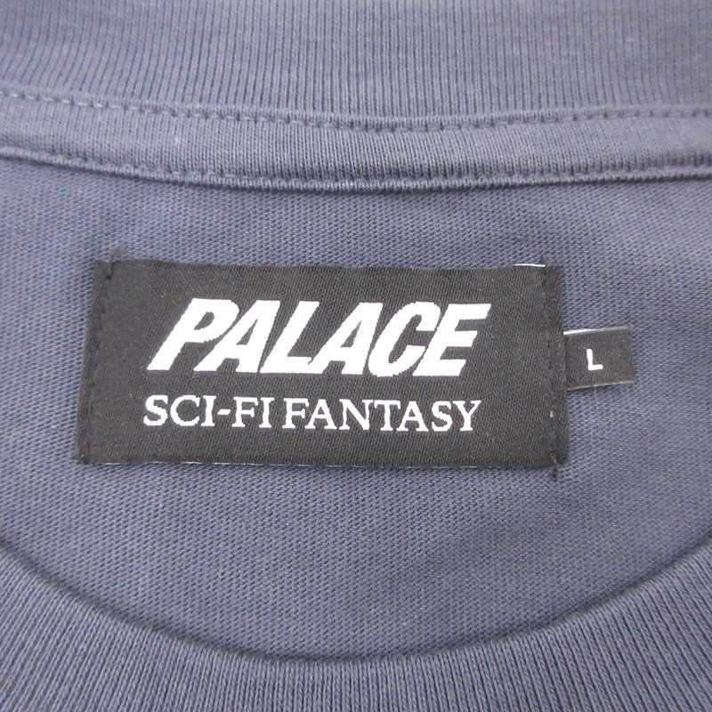 【中古】PALACE SKATEBOARDS | パレススケートボード SCI-FI FANTASY EMAIL T-SHIRT 半袖Tシャツ P28SFTS002 ネイビー サイズ:L