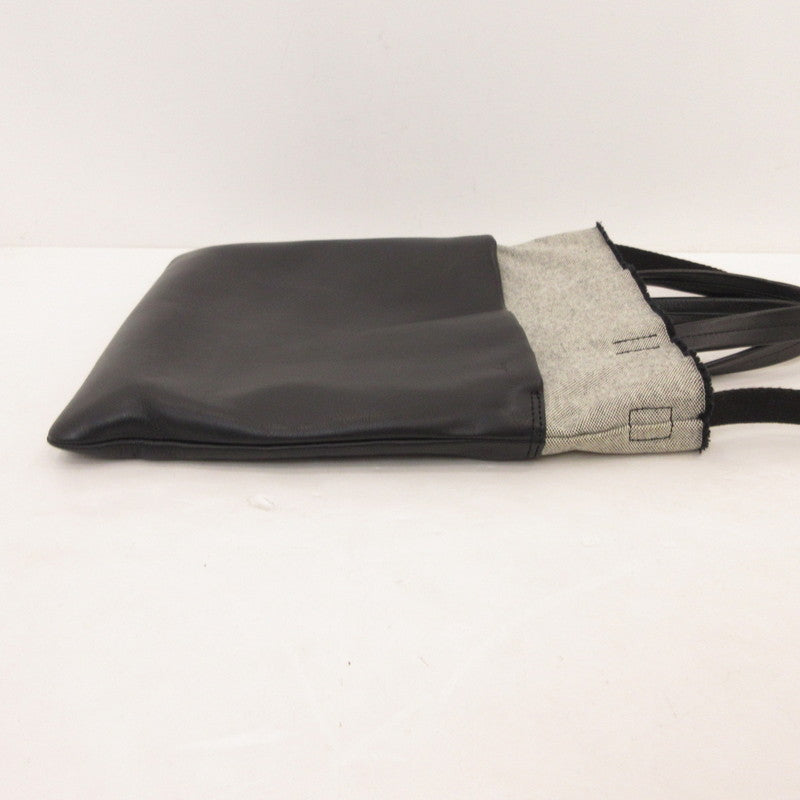 【中古】agnes b. | アニエスベー AKiRA その他バッグ QAH21-01 牛革×キャンバス 2021S/S ブラック