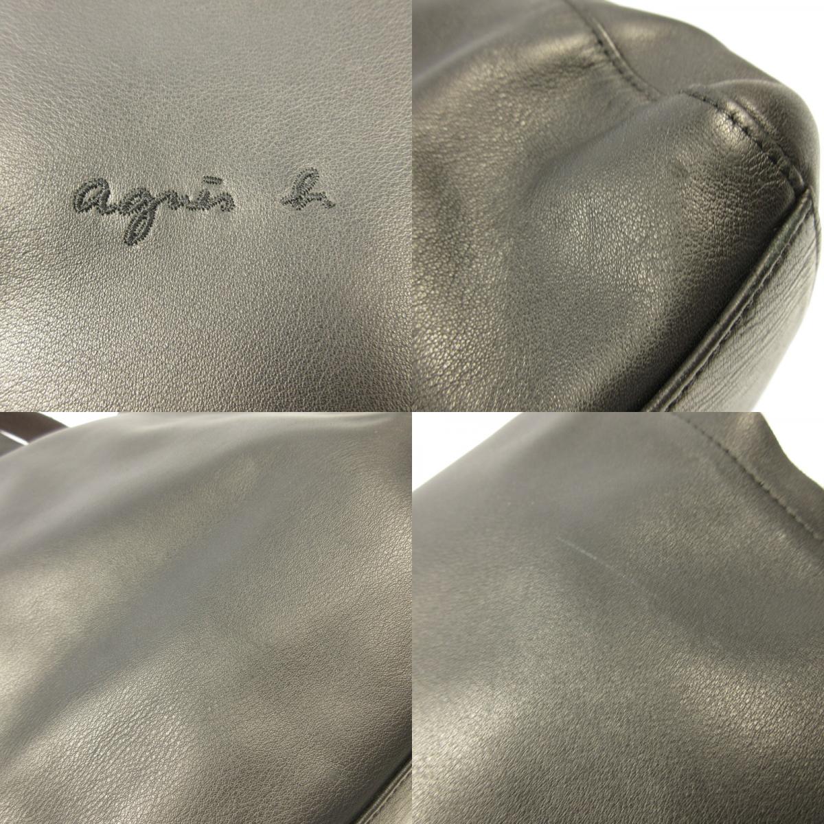 【中古】agnes b. | アニエスベー PETER トートバッグ PAH02-05 ブラック