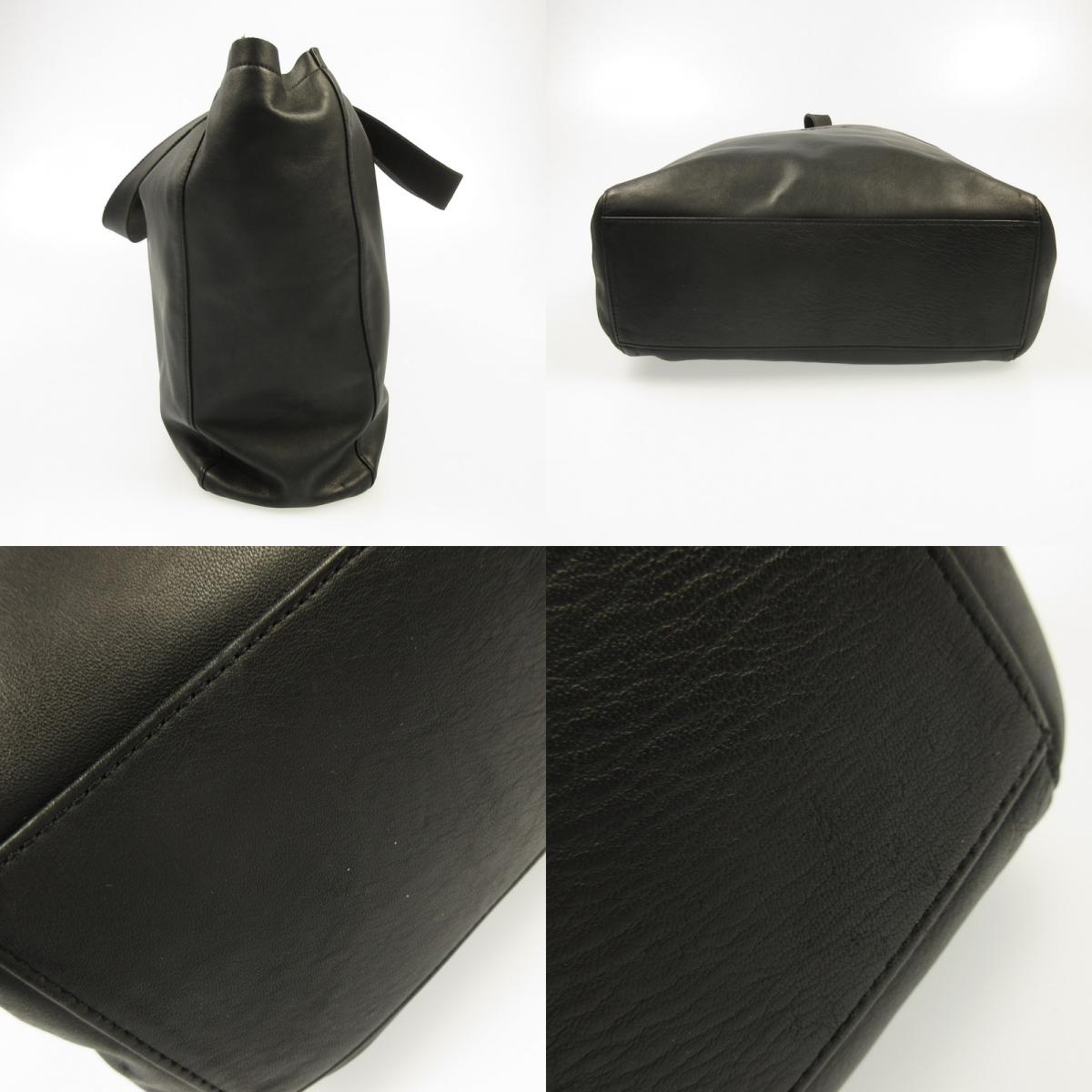 【中古】agnes b. | アニエスベー PETER トートバッグ PAH02-05 ブラック