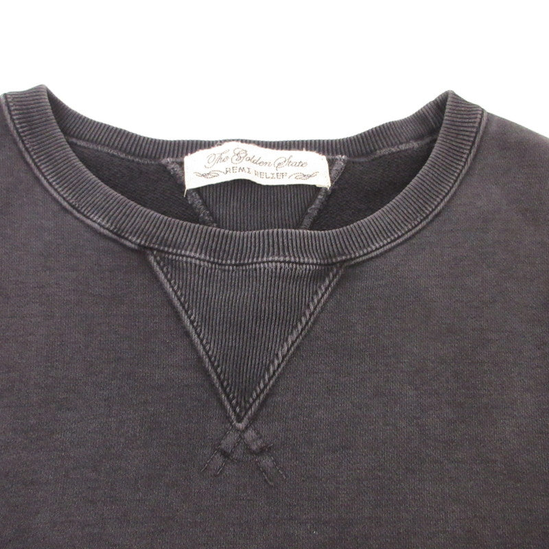 【中古】REMI RELIEF | レミレリーフ スウェット チャコールグレー サイズ:L