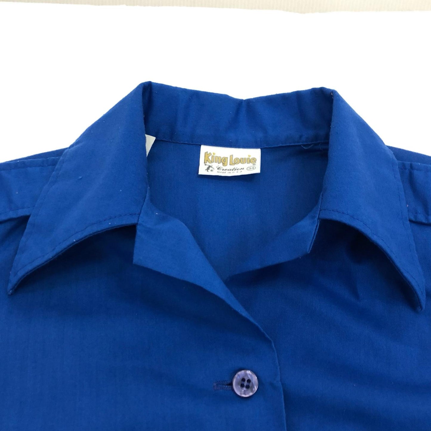 【中古】King Louie | キングルイ TROTWOOD その他トップス 70s ブルー サイズ:34