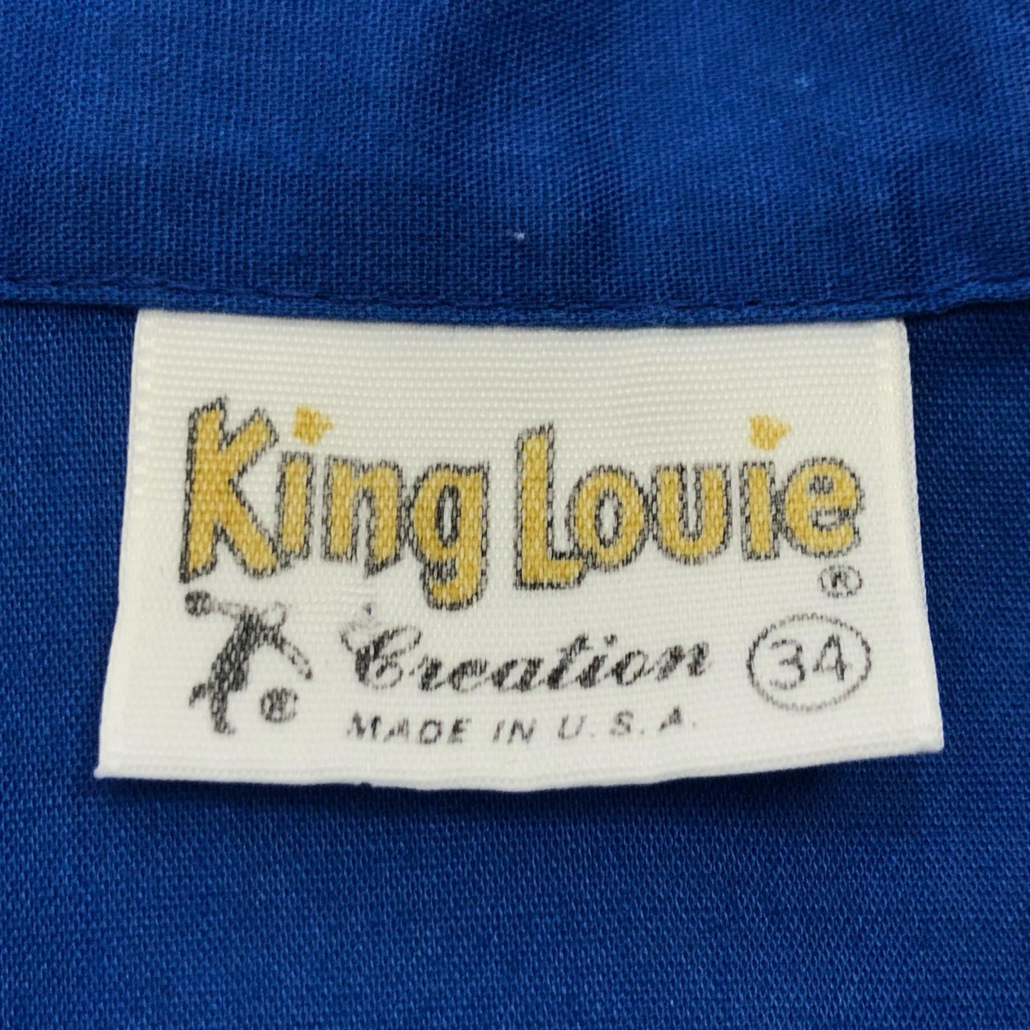 【中古】King Louie | キングルイ TROTWOOD その他トップス 70s ブルー サイズ:34