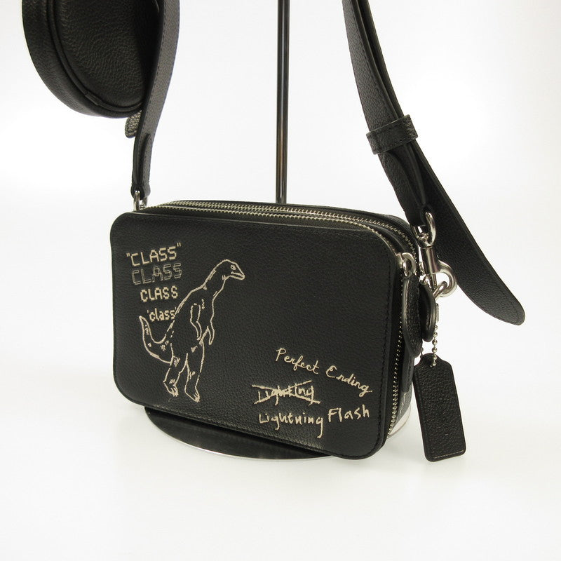 【中古】COACH | コーチ チャータークロスボディバッグ19スケッチプリント ショルダーバッグ CAM68