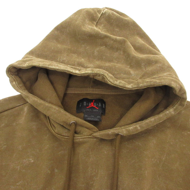 【中古】JORDAN | ジョーダン ESS STMT WASH FLEECE PULLOVER L/S パーカー DR3088-385 2022A/W オリーブ
