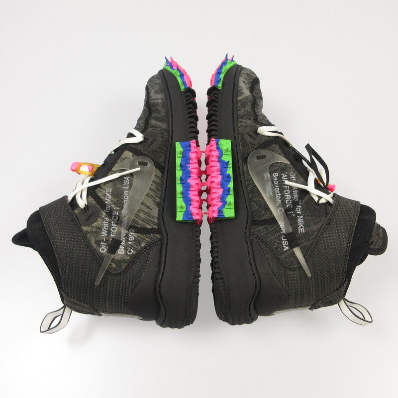 【中古】NIKE | ナイキ Air Force 1 Mid 'black' スニーカー DO6290-001 ブラック 27cm