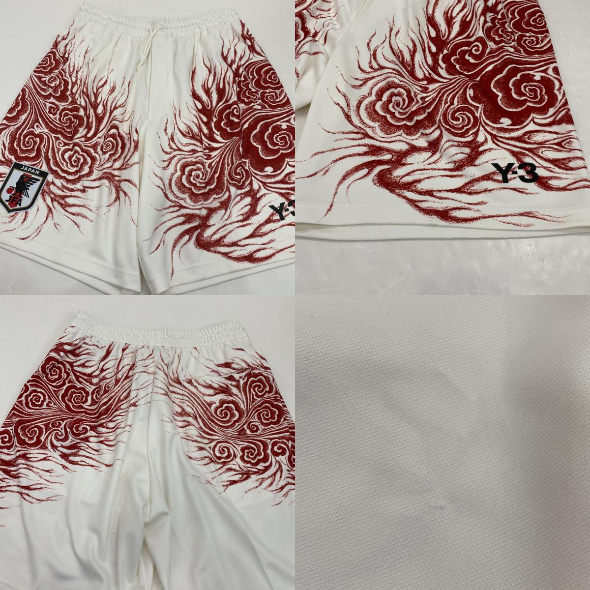 【中古】Y-3 | ワイスリー JFA グラフィックショーツ ショートパンツ JC7569 2025S/S ホワイト サイズ:M