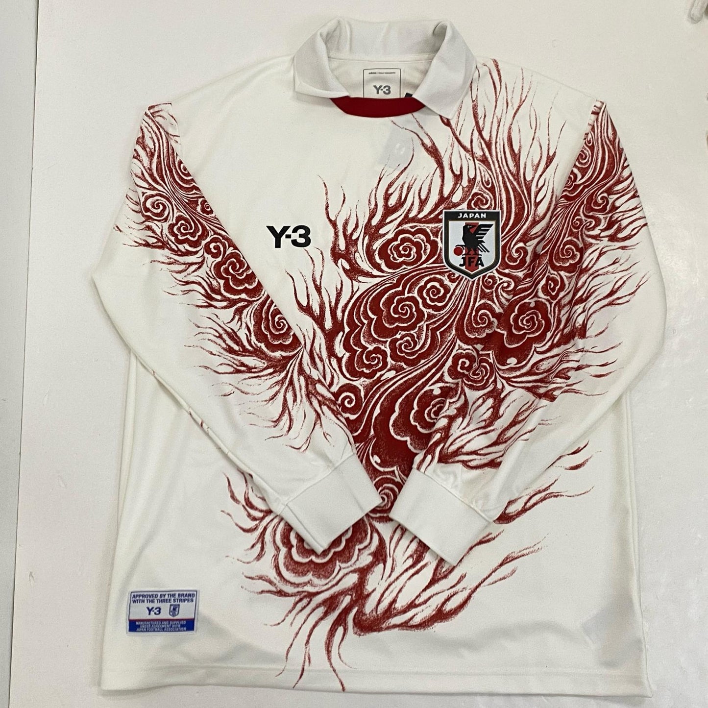 【中古】Y-3 | ワイスリー サッカー日本代表 CW 長袖Tシャツ 長袖Tシャツ JC7572 2025S/S ホワイト サイズ:L