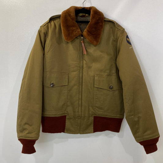 【中古】Buzz Rickson's | バズリクソンズ TYPE B-10 ミリタリージャケット BR11134 赤リブ カーキ サイズ:38