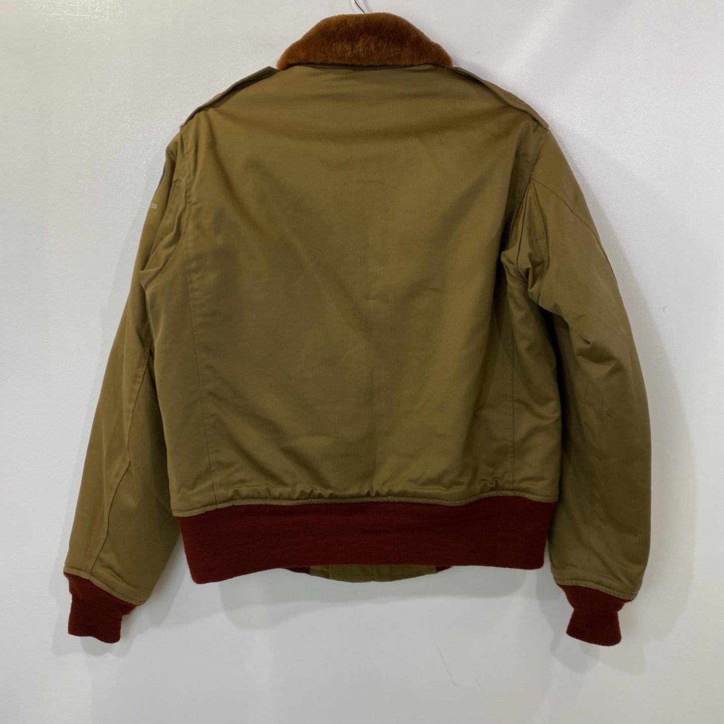 【中古】Buzz Rickson's | バズリクソンズ TYPE B-10 ミリタリージャケット BR11134 赤リブ カーキ サイズ:38