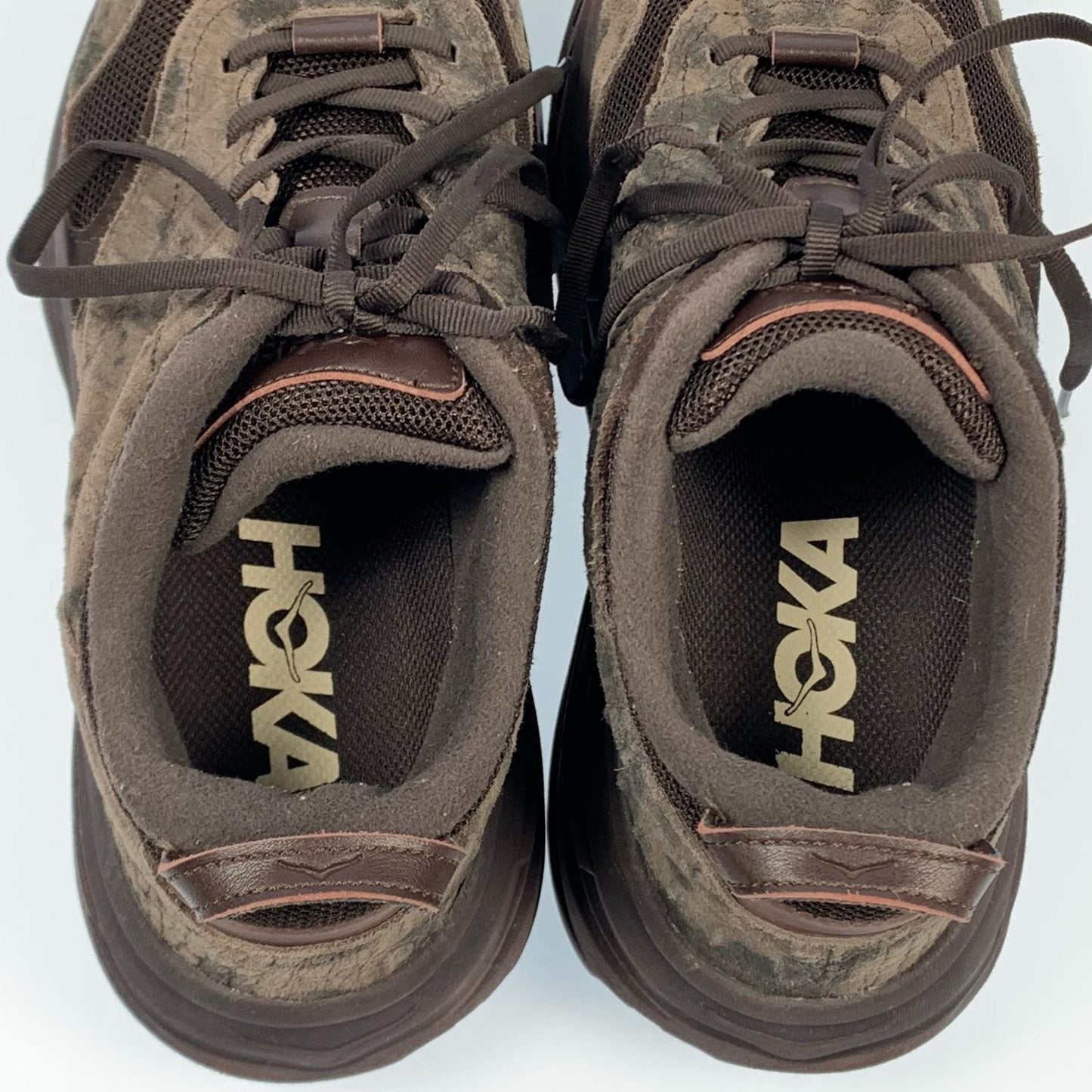 【中古】HOKA ONEONE | ホカオネオネ EG BONDI L スニーカー ブラウン 26cm