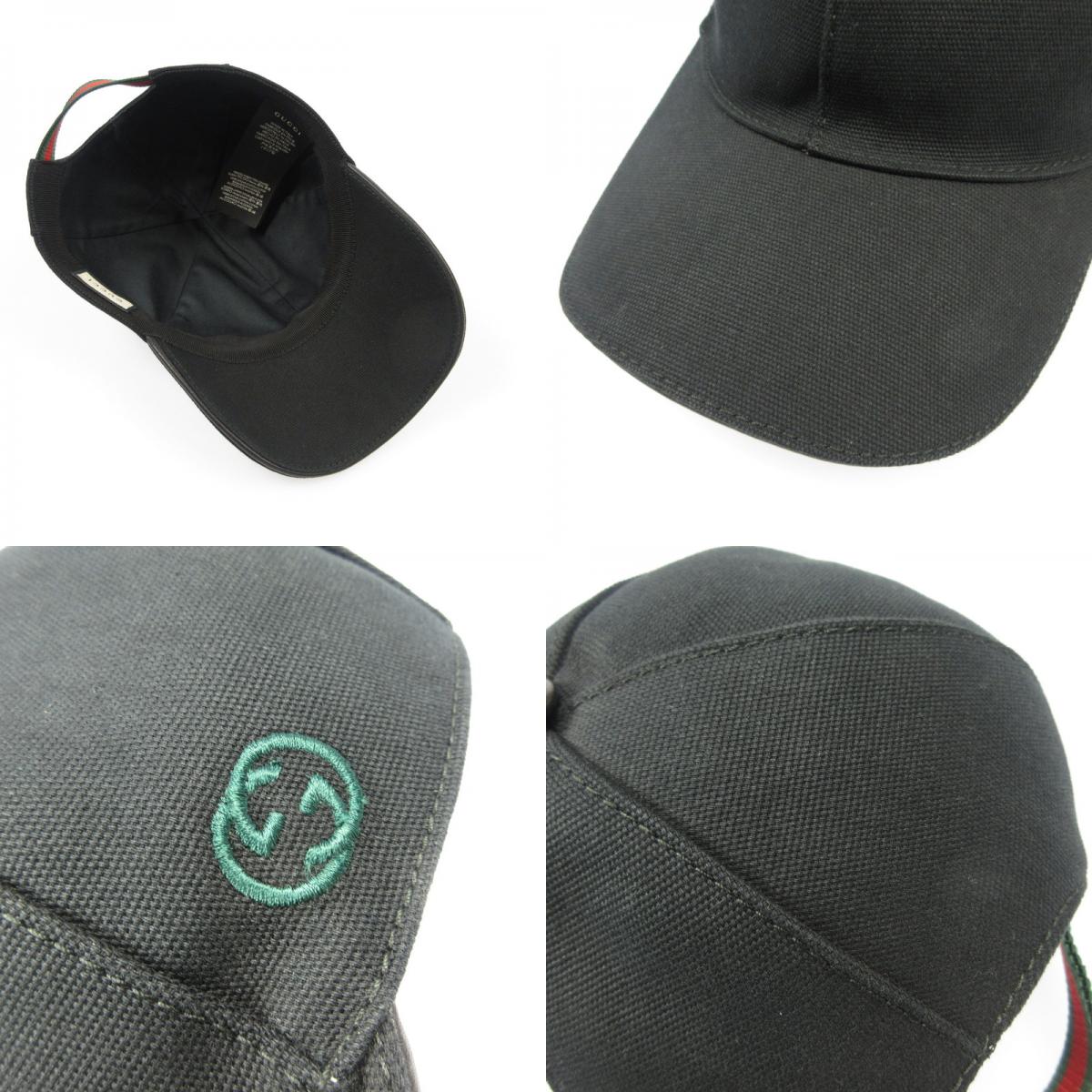 【中古】GUCCI | グッチ インターロッキングG キャップ 387554 国内正規品 サイズ:S(57CM)