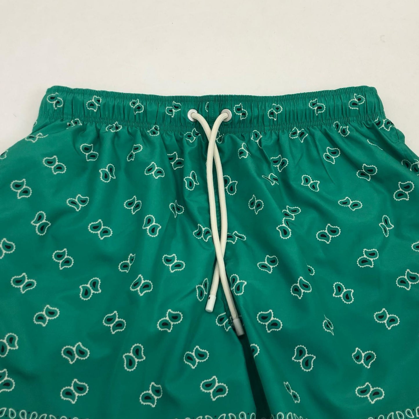 【中古】Palm Angels | パームエンジェルス ペイズリースイムショーツ ショートパンツ PMFD002S24FB005 2024S/S 国内正規品 グリーン サイズ:M