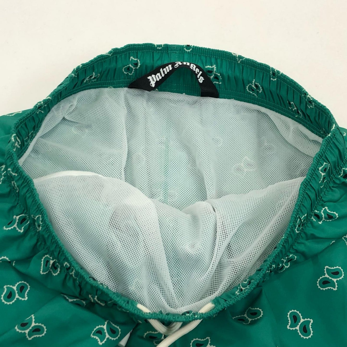 【中古】Palm Angels | パームエンジェルス ペイズリースイムショーツ ショートパンツ PMFD002S24FB005 2024S/S 国内正規品 グリーン サイズ:M