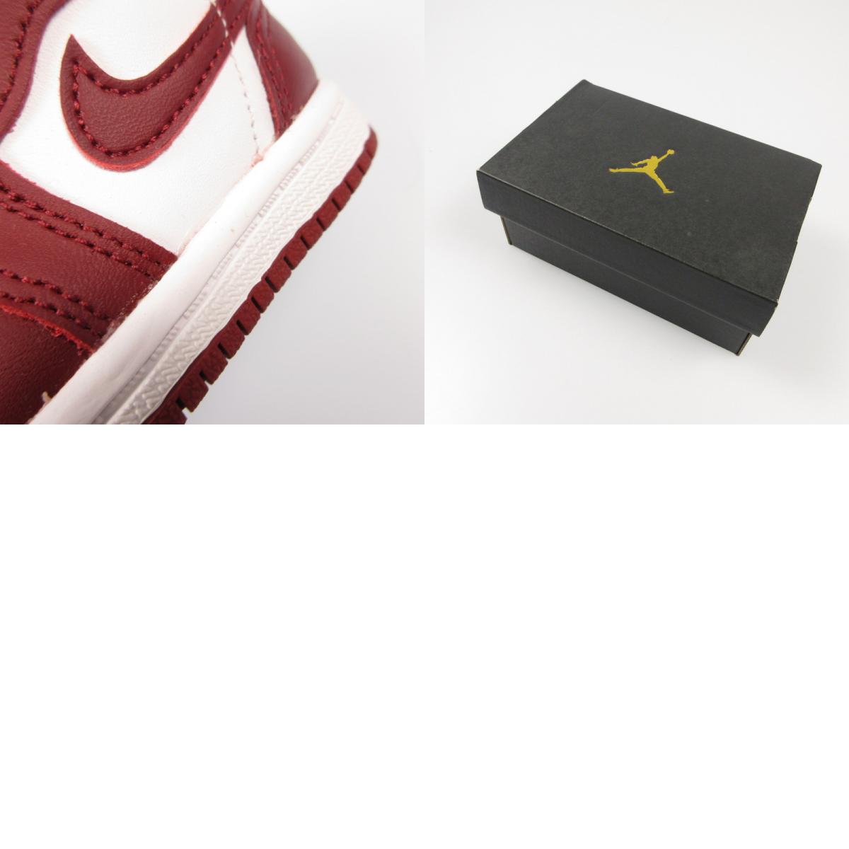 【中古】NIKE | ナイキ TD Air Jordan 1 Retro High OG 'Artisanal Red' スニーカー FD1413-160 10.0cm レッド