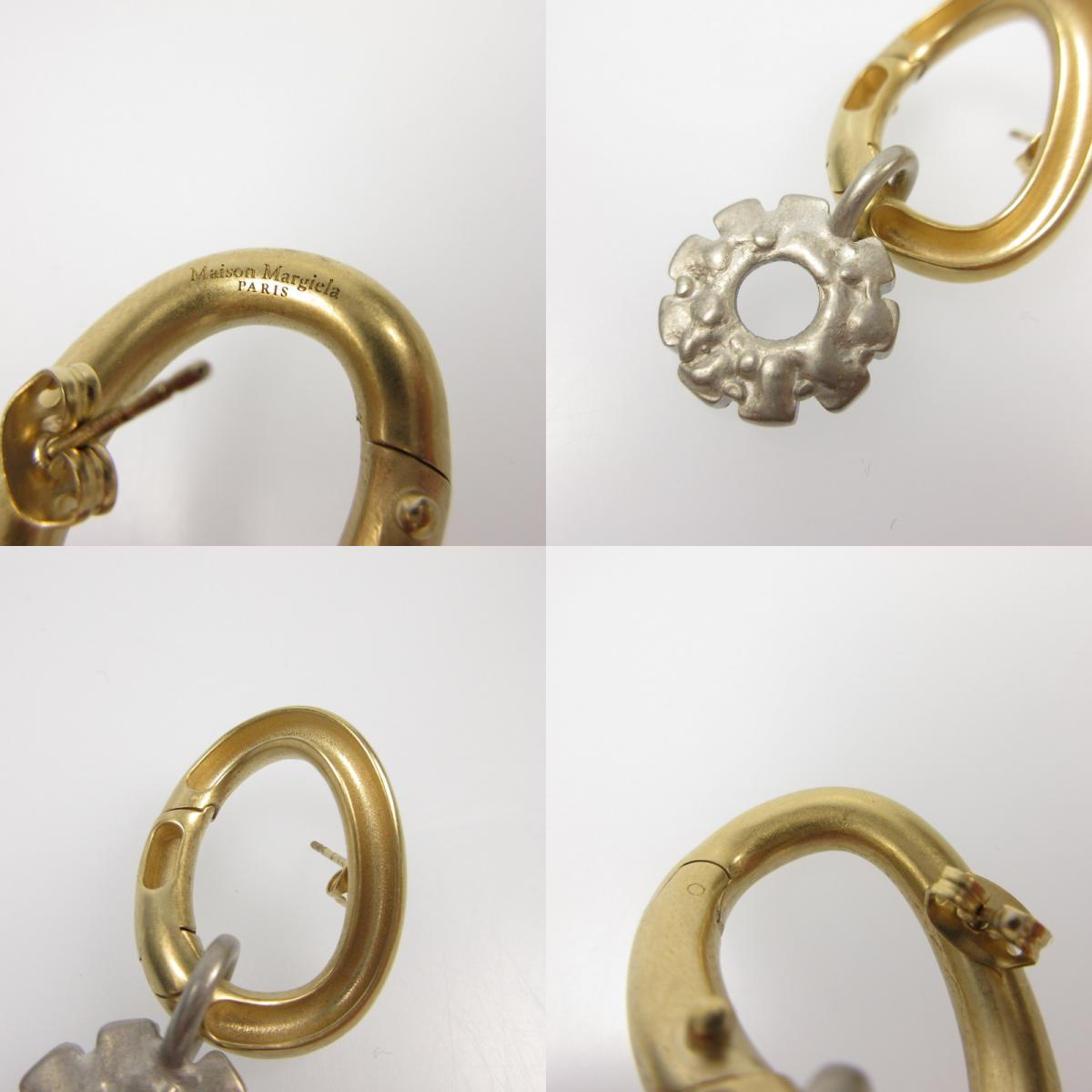 【中古】Maison Margiela | メゾンマルジェラ フラワーモチーフ ピアス SM1VG0030 2022A/W 片耳用 ゴールド