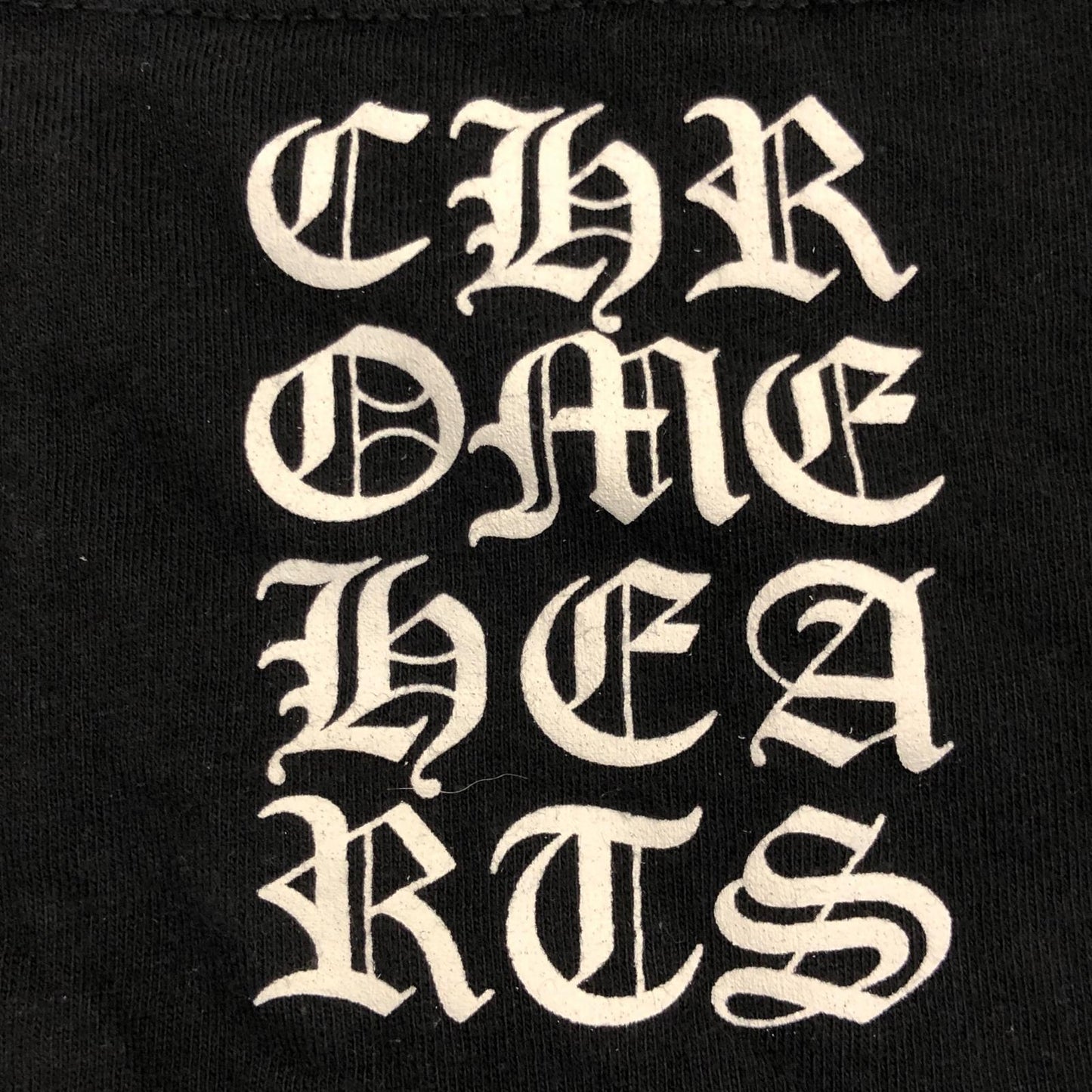 【中古】CHROME HEARTS | クロムハーツ Square Logo Long Sleeve T-Shirt 長袖Tシャツ 2212-304-0242 国内正規品 ブラック サイズ:L