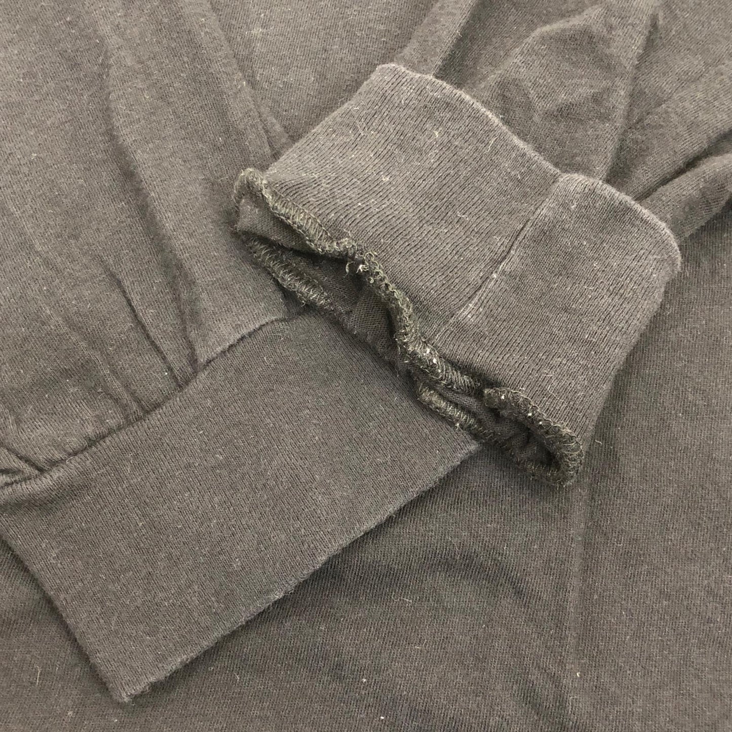 【中古】CHROME HEARTS | クロムハーツ Square Logo Long Sleeve T-Shirt 長袖Tシャツ 2212-304-0242 国内正規品 ブラック サイズ:L