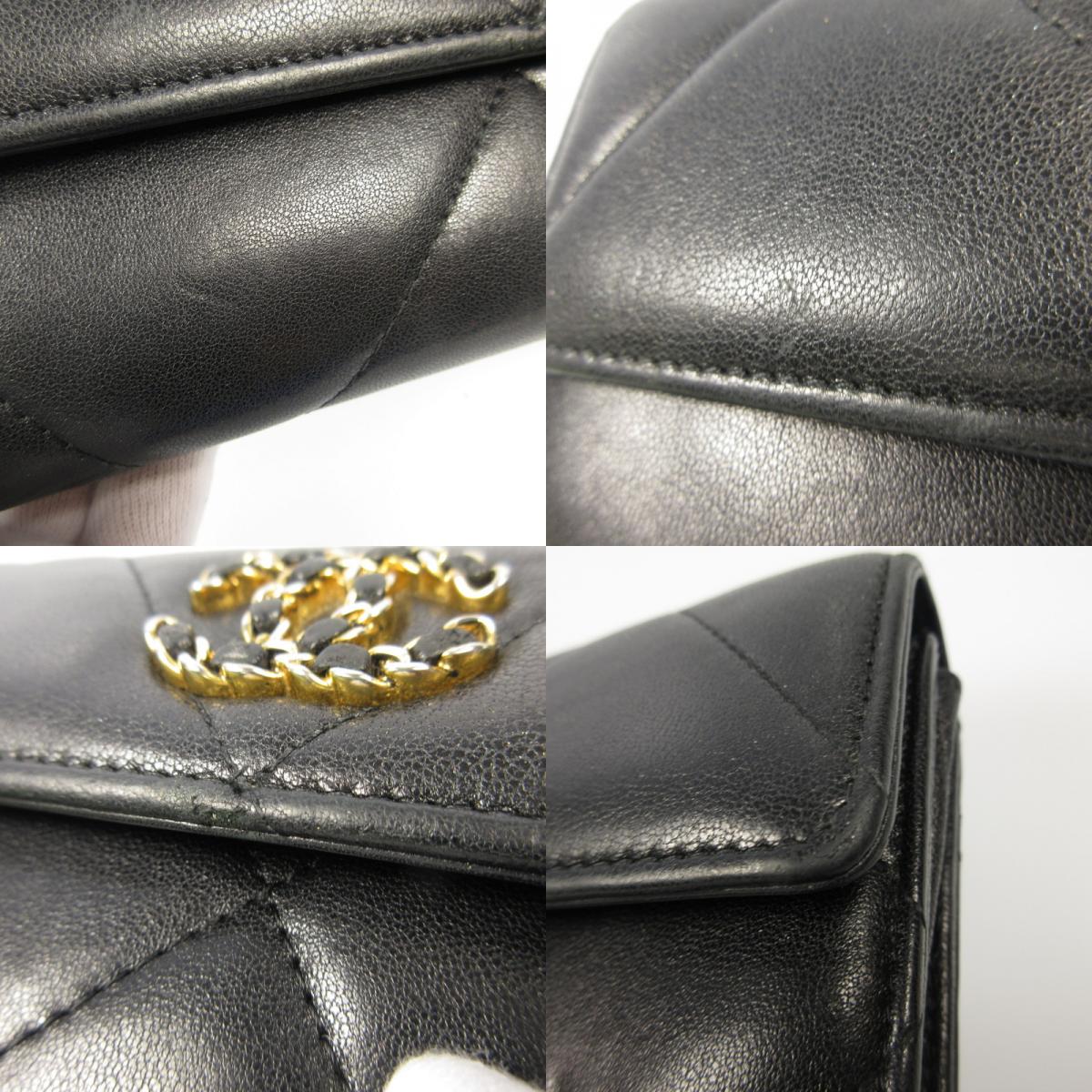 【中古】CHANEL | シャネル 19 ロングフラップウォレット 長財布 AP0955