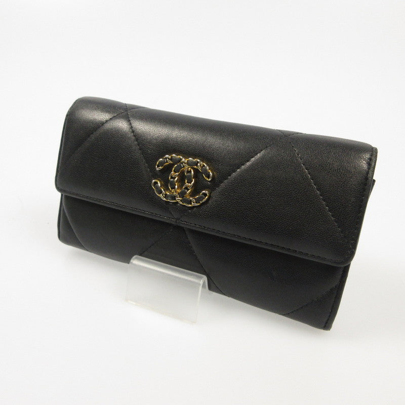 【中古】CHANEL | シャネル 19 ロングフラップウォレット 長財布 AP0955