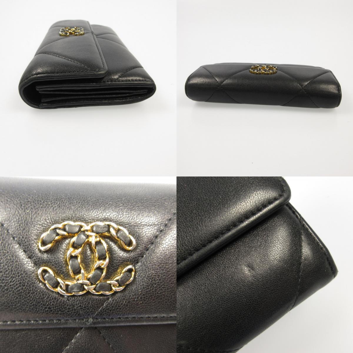 【中古】CHANEL | シャネル 19 ロングフラップウォレット 長財布 AP0955