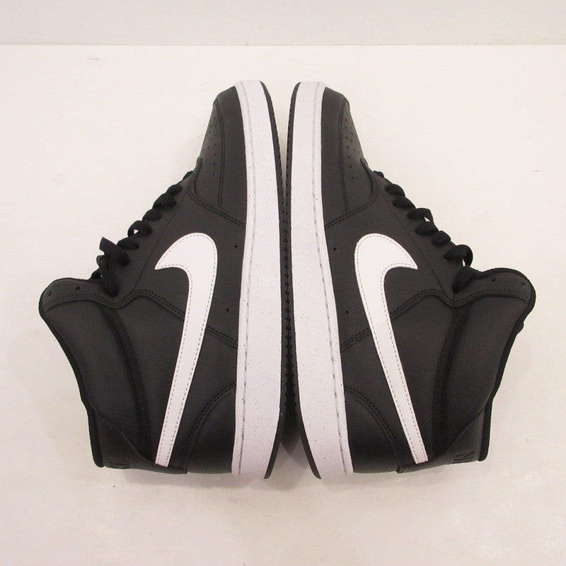 【中古】NIKE | ナイキ COURT VISION MID NN スニーカー DN3577-001 ブラック 28cm
