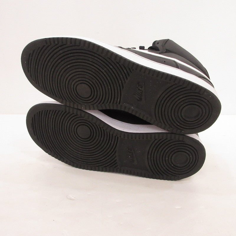 【中古】NIKE | ナイキ COURT VISION MID NN スニーカー DN3577-001 ブラック 28cm