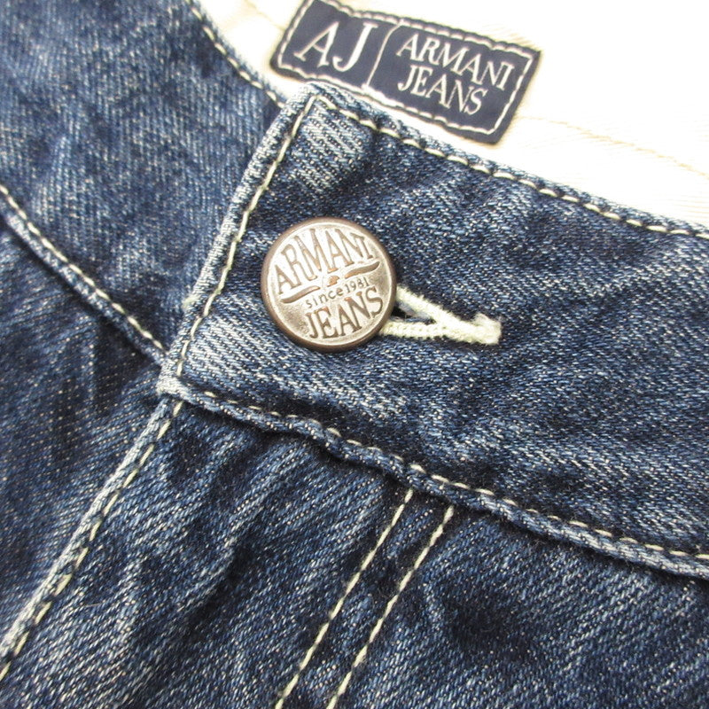 【中古】ARMANI JEANS | アルマーニ・ジーンズ デニムパンツ DIRTY TIGERS ブルー サイズ:XS