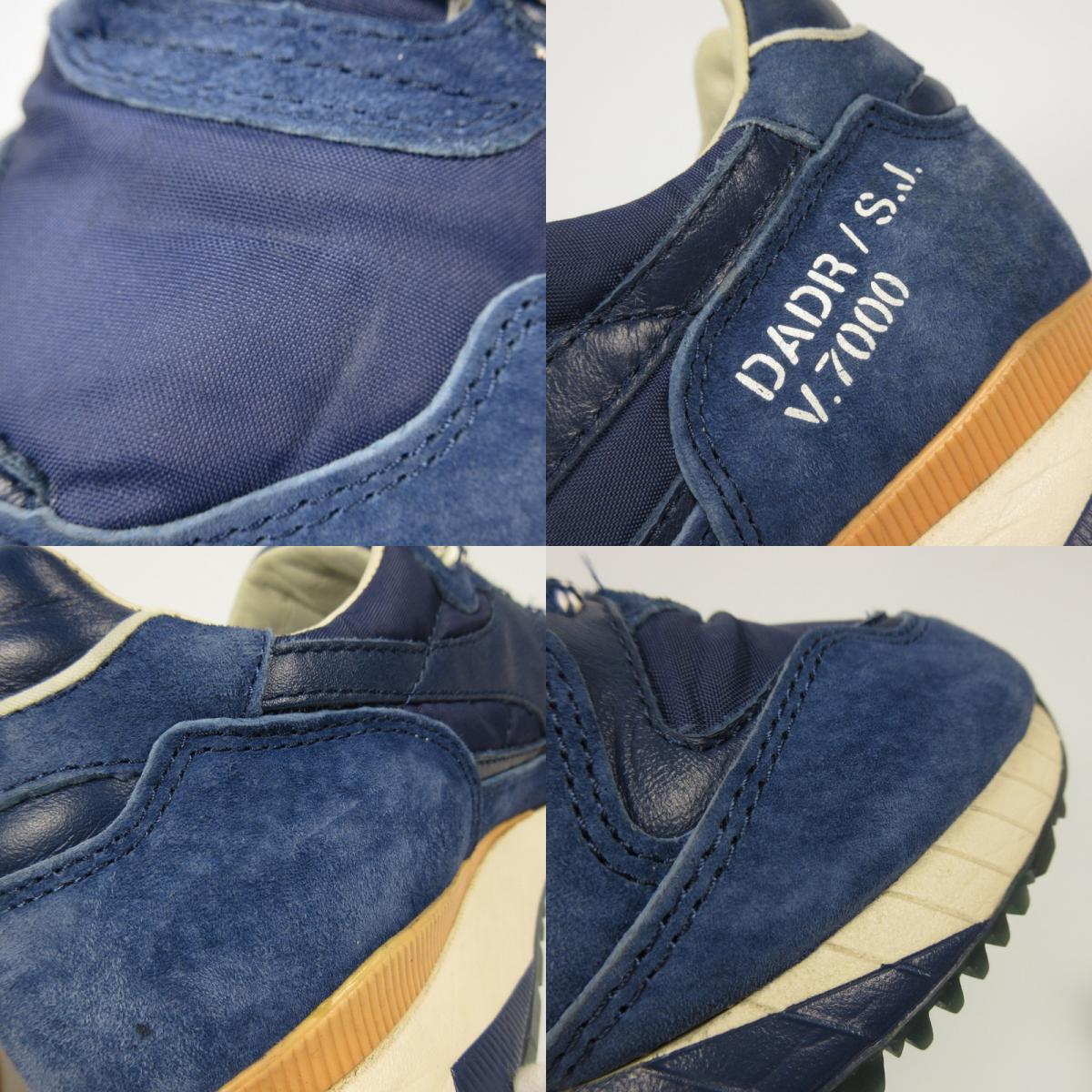 【中古】Diadora | ディアドラ V7000 DADR S.J. スニーカー FLDA170195 ネイビー 27.5cm