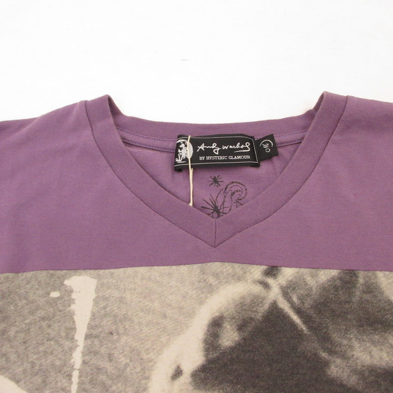 【中古】HYSTERIC GLAMOUR | ヒステリックグラマー 半袖Tシャツ 0441CT01 パープル サイズ:M