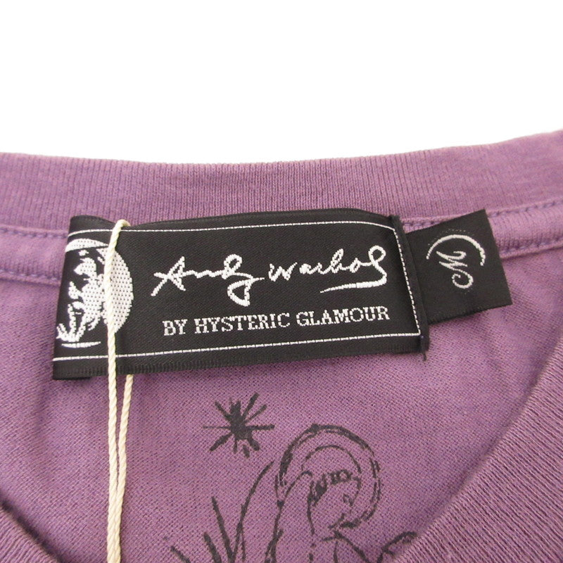 【中古】HYSTERIC GLAMOUR | ヒステリックグラマー 半袖Tシャツ 0441CT01 パープル サイズ:M