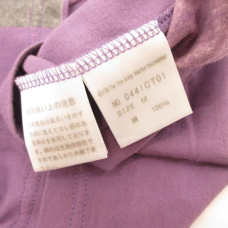 【中古】HYSTERIC GLAMOUR | ヒステリックグラマー 半袖Tシャツ 0441CT01 パープル サイズ:M