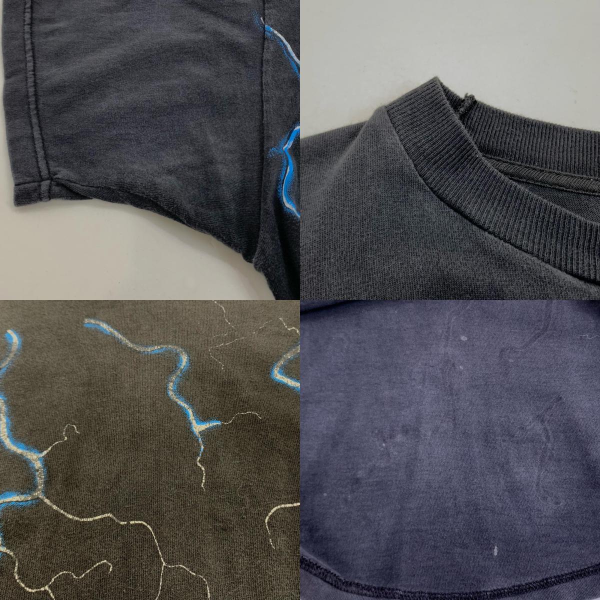 【中古】VINTAGE衣料 | ヴィンテージイリョウ サンダーイーグル 半袖Tシャツ ブラック