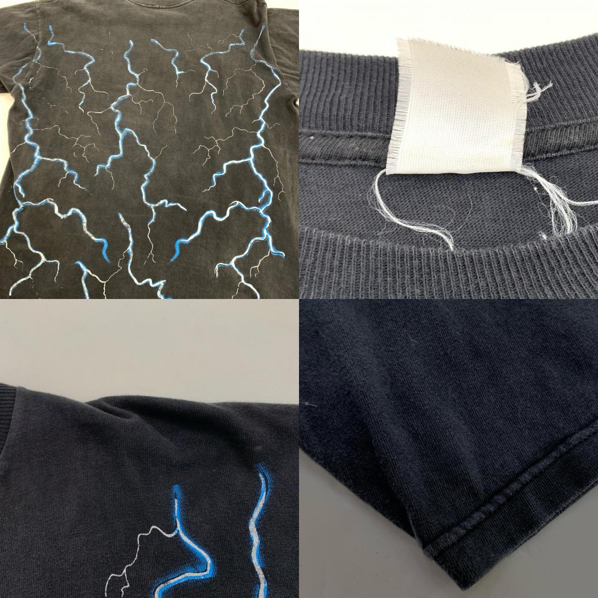 【中古】VINTAGE衣料 | ヴィンテージイリョウ サンダーイーグル 半袖Tシャツ ブラック