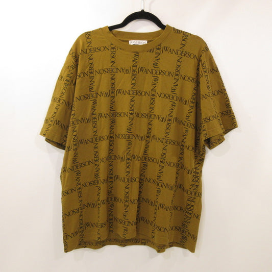 【中古】J.W.Anderson | ジェイダブリュアンダーソン Printed Logo Over T-Shirt 半袖Tシャツ JT0044PG0482619 国内正規品 ブラウン サイズ:M