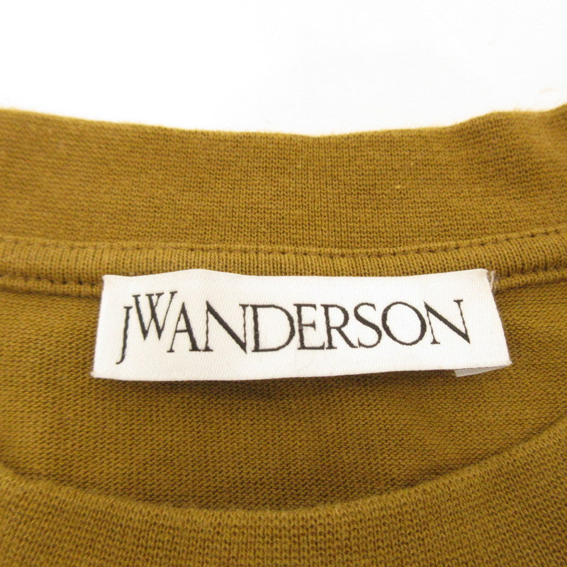 【中古】J.W.Anderson | ジェイダブリュアンダーソン Printed Logo Over T-Shirt 半袖Tシャツ JT0044PG0482619 国内正規品 ブラウン サイズ:M
