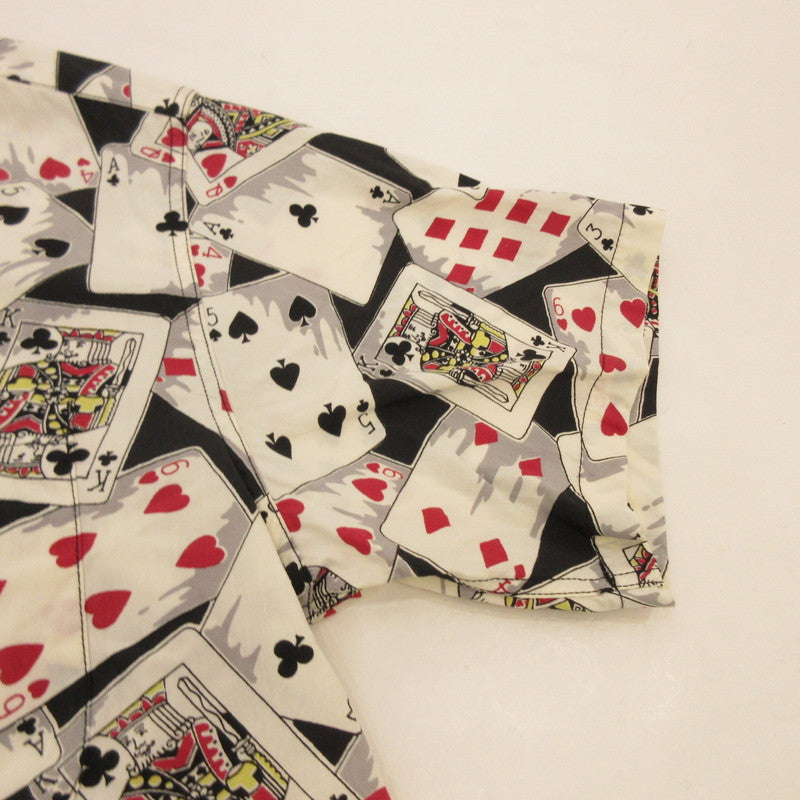 【中古】 TYPEWRITER COTTON OPEN SHIRT “PLAYING CARDS” 半袖シャツ SH39496 サイズ:M