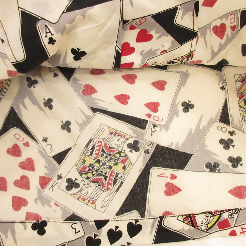 【中古】 TYPEWRITER COTTON OPEN SHIRT “PLAYING CARDS” 半袖シャツ SH39496 サイズ:M