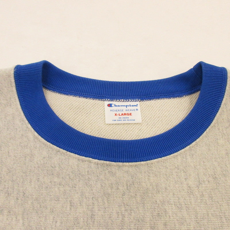 【中古】Champion | チャンピオン REVERSE WEAVE スウェット C8-Z002 グレー サイズ:XL