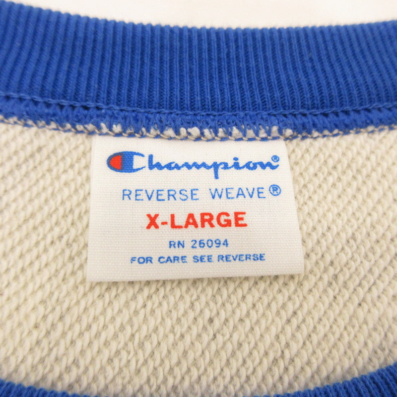 【中古】Champion | チャンピオン REVERSE WEAVE スウェット C8-Z002 グレー サイズ:XL