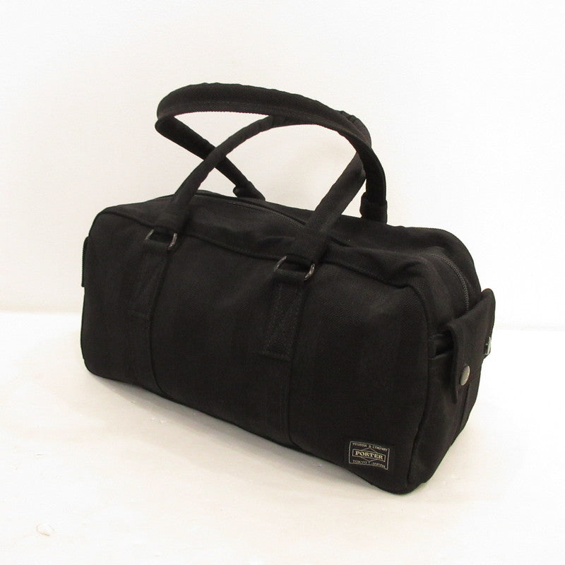 【中古】PORTER | ポーター TANGO BLACK BOSTON BAG(S) ハンドバッグ 638-07164 ブラック