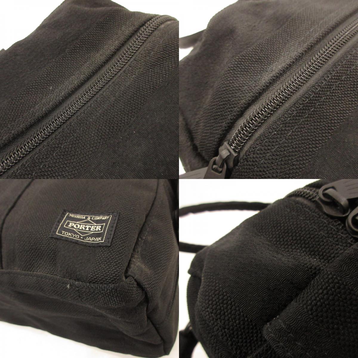 【中古】PORTER | ポーター TANGO BLACK BOSTON BAG(S) ハンドバッグ 638-07164 ブラック